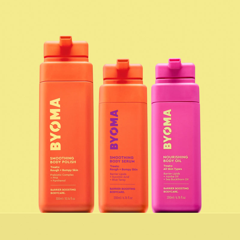 Trio corpo idratante e nutriente